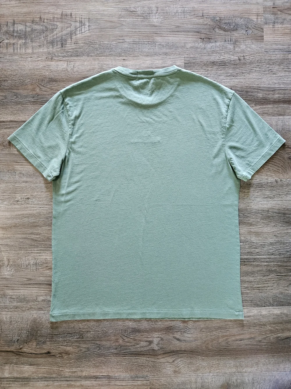 Polo Ralph Lauren Chain Stitch Script Logo Sage Green Classic Fit T-Shirt